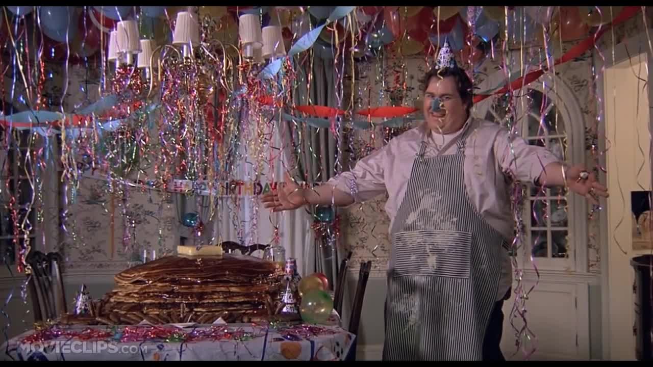 Happy Birthday I hope youre hungry Uncle Buck meme template video