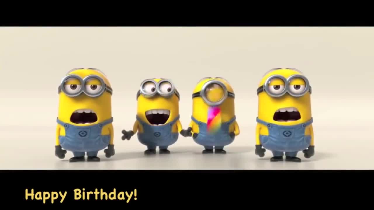 Happy Birthday Minions meme template video