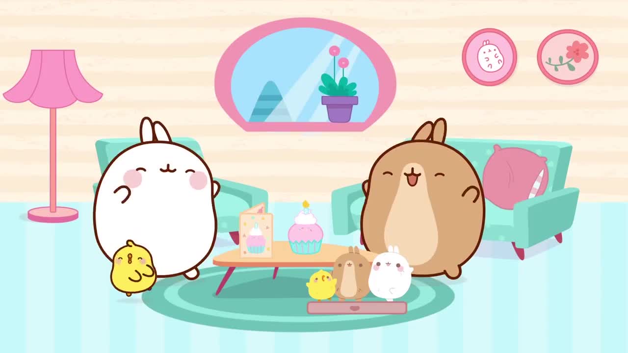 Happy Birthday to You Molang meme template video