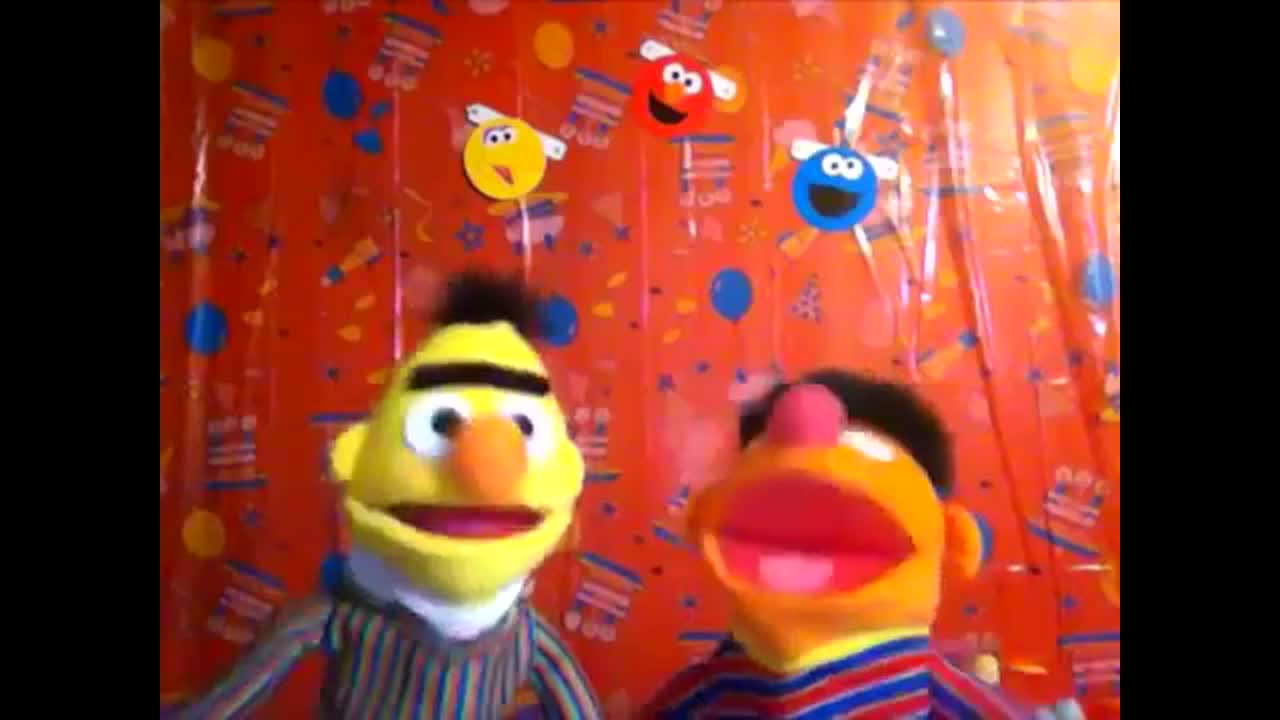 Birthday Ernie and bert meme template video