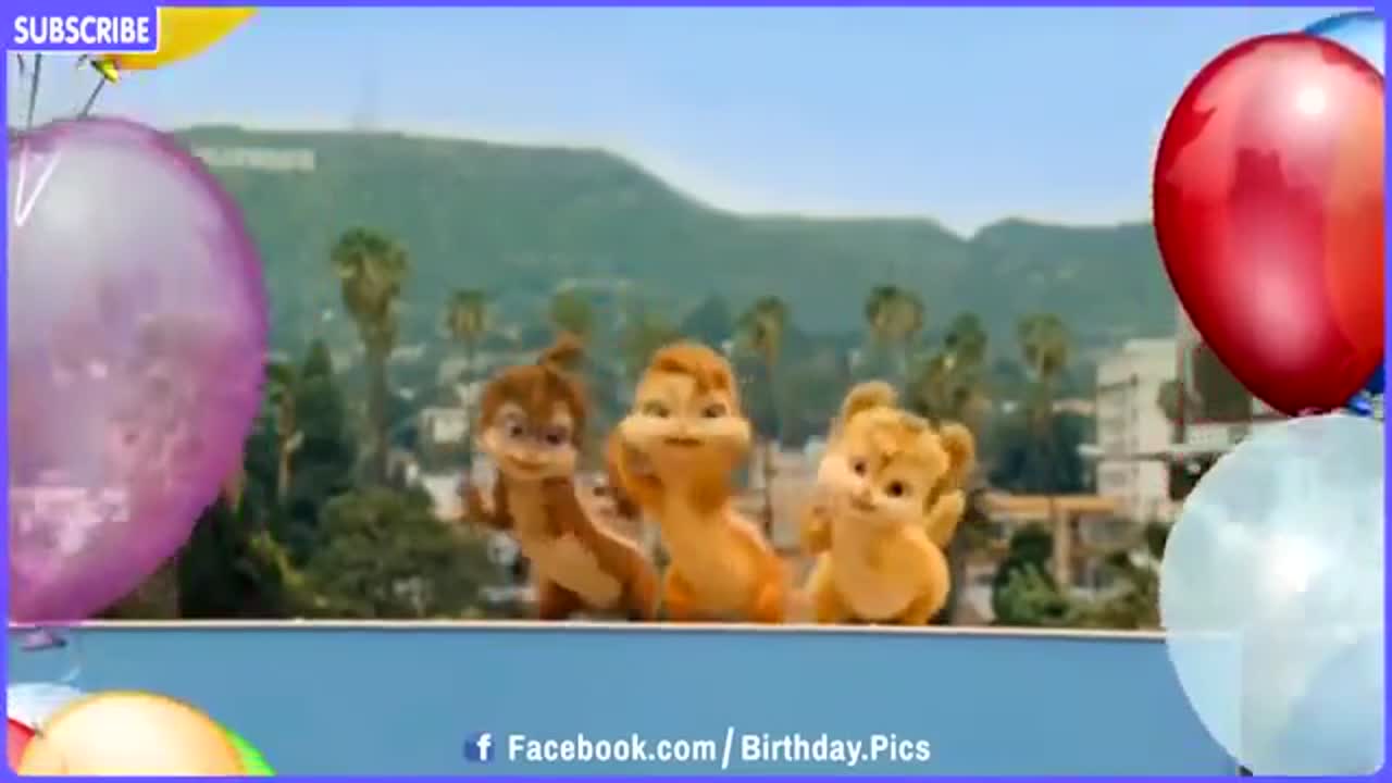 Happy Birthday to You Alvin and the Chipmunks meme template video