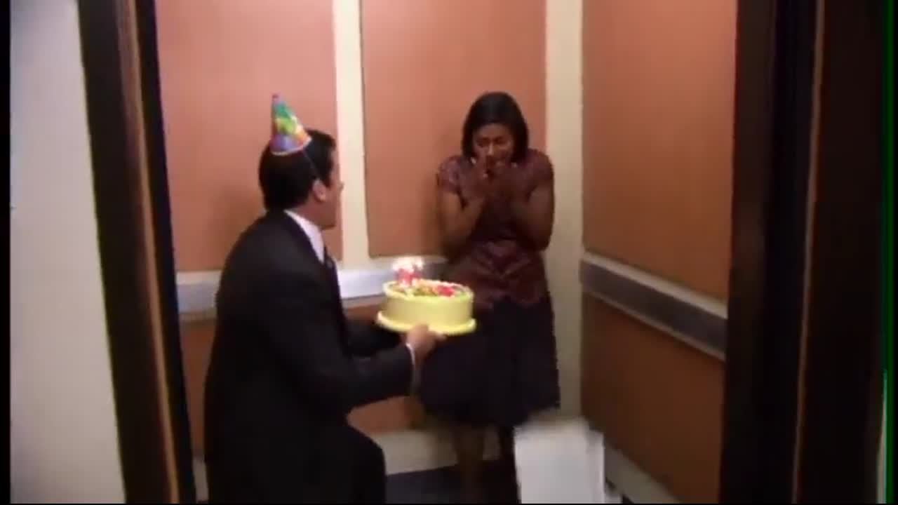 Birthday Surprise The Office meme template video