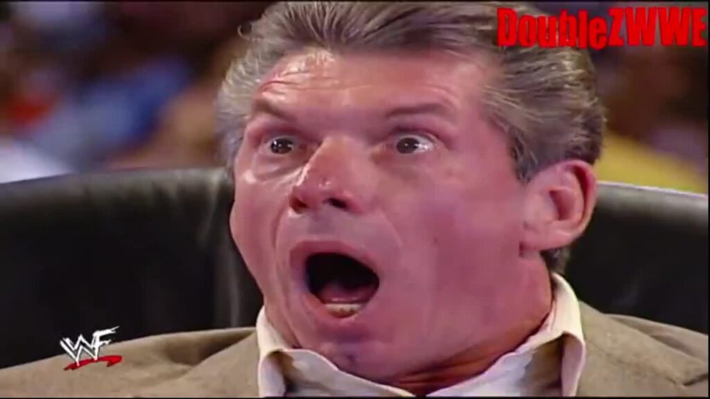 Falls out of chair Vince McMahon Meme Template Download 🔥🔥